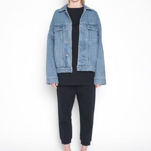 Oak + Fort | Boyfriend-fit denim jacket | Small